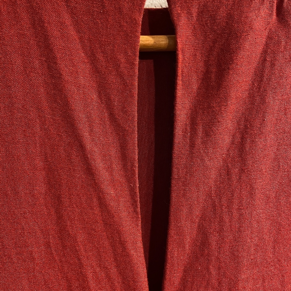 Red Ruffled Tie-Mini Dress - Picture 7 of 10